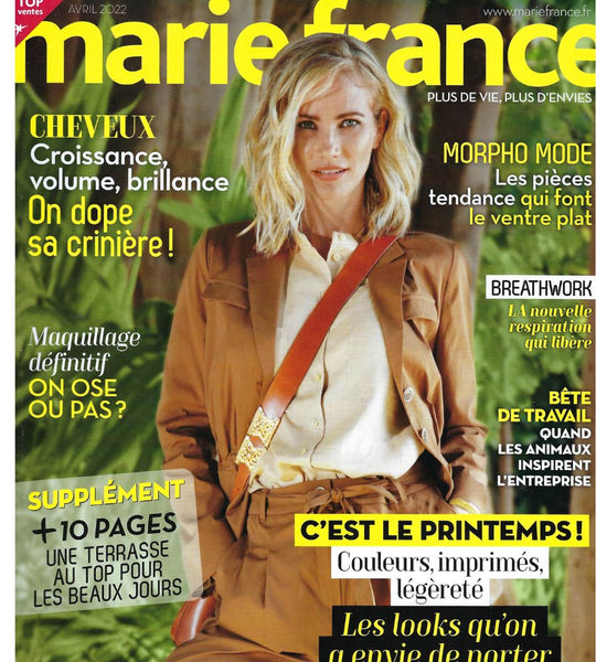 Un grand merci au magazine Marie France pour son avis favorable et aimable