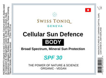 Load image into Gallery viewer, Sun Defence Body Sunscreen
